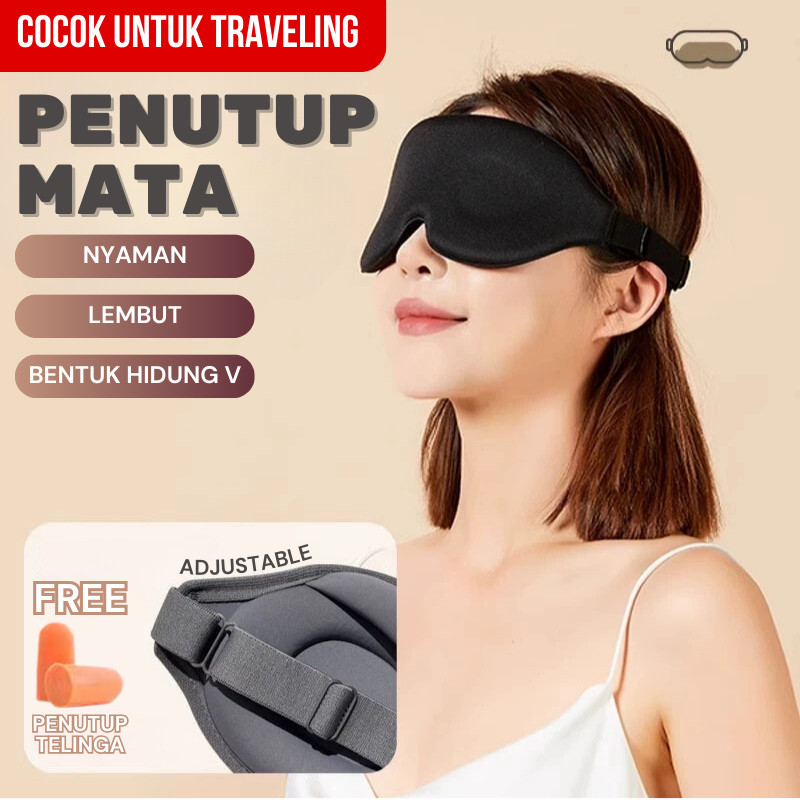 salePenutup Mata 3D / 3D Masker Mata / Kaca Mata Penutup Mata Masker Tidur Eye Mask Sleeping Cover B