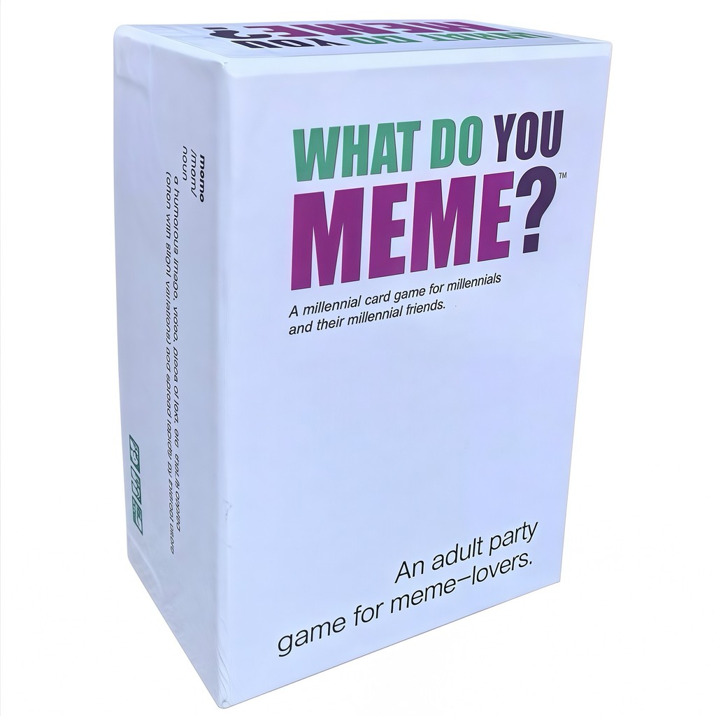 What Do You Meme? Adult social board game | Brain pairing+hilarious banter 2-8 people friends gather