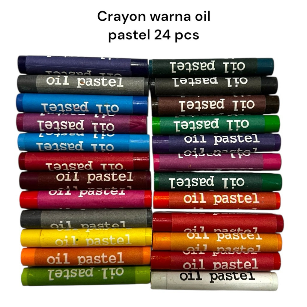 

Crayon 24 pcs pencil warna cat air pensil melukis crayon melukis anak pensil mewarna