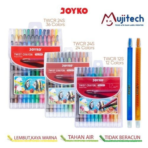

KRAYON PUTAR TWIST CRAYON JOYKO TWCR