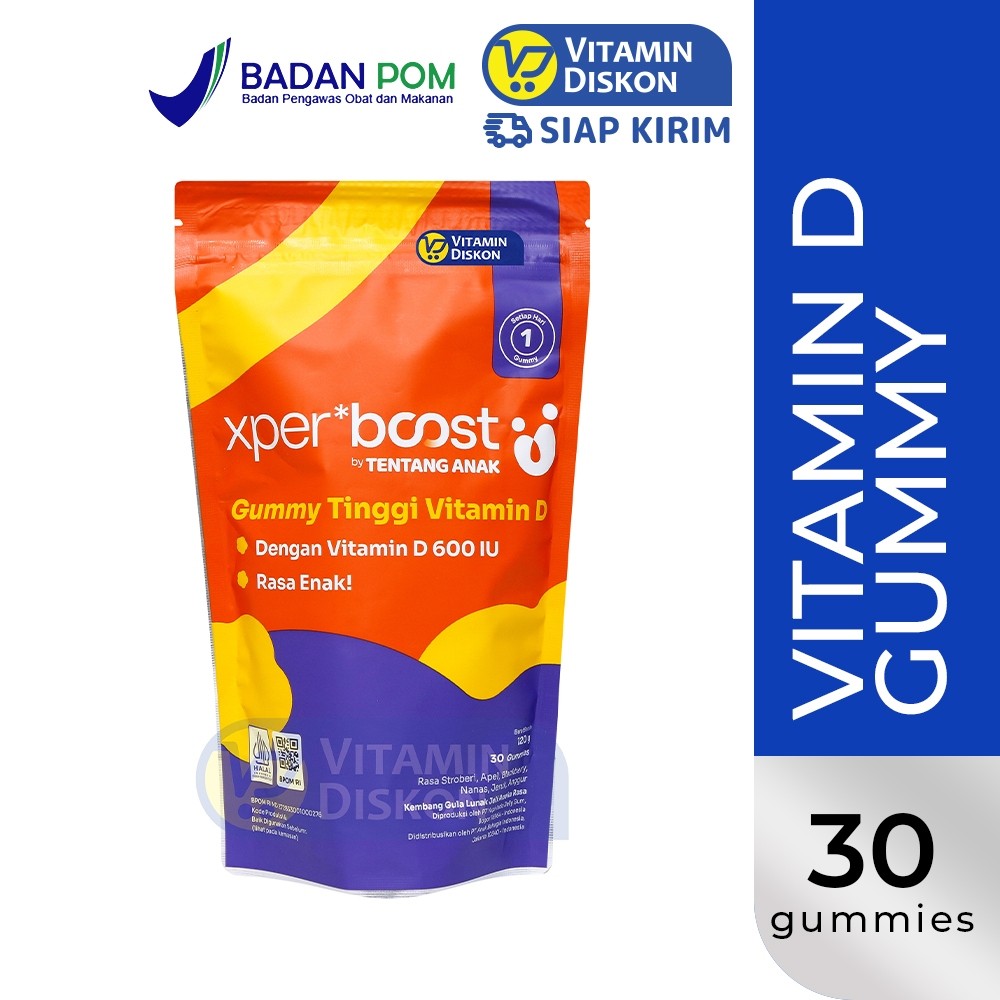 Expert Boost Gummy Vitamin D 600 IU Halal 30 Days