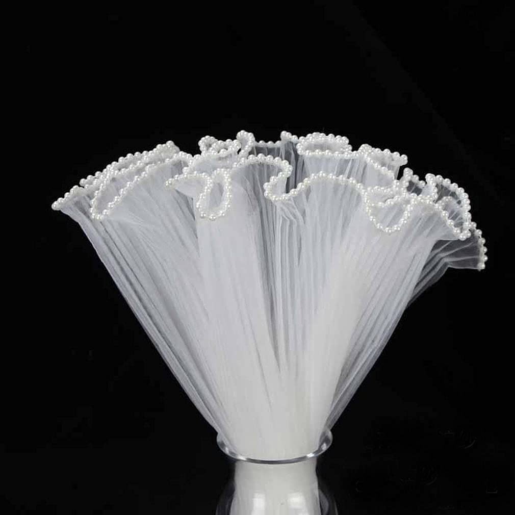 

Pearl-edged bouquet wrapping paper, mesh flower wrapping paper, bouquet wrapping mesh paper, wrinkled wave mesh,