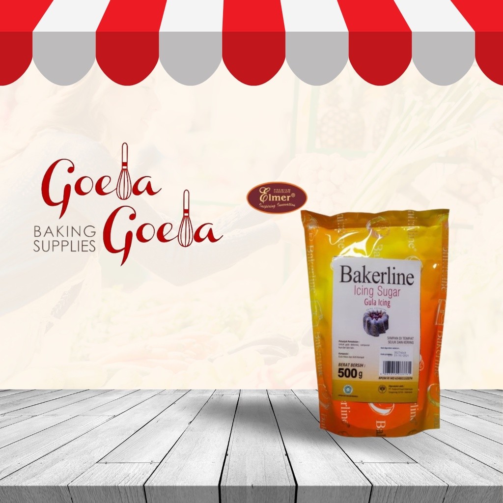 

Icing Sugar / Gula Halus Bakerline 500 gr