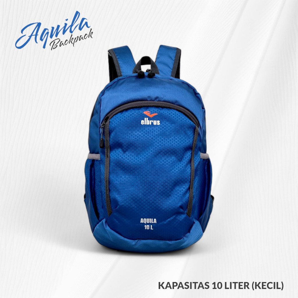 Daypack 10 liter tas ransel kecil pria olahraga elbrus multipungsi hiking running trail adventure mo