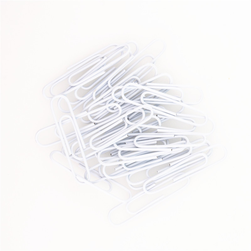 

High Quality White Notebook Bookmark binder Paperclips Accessories Paper Clips Binding Office Stationary Supplies