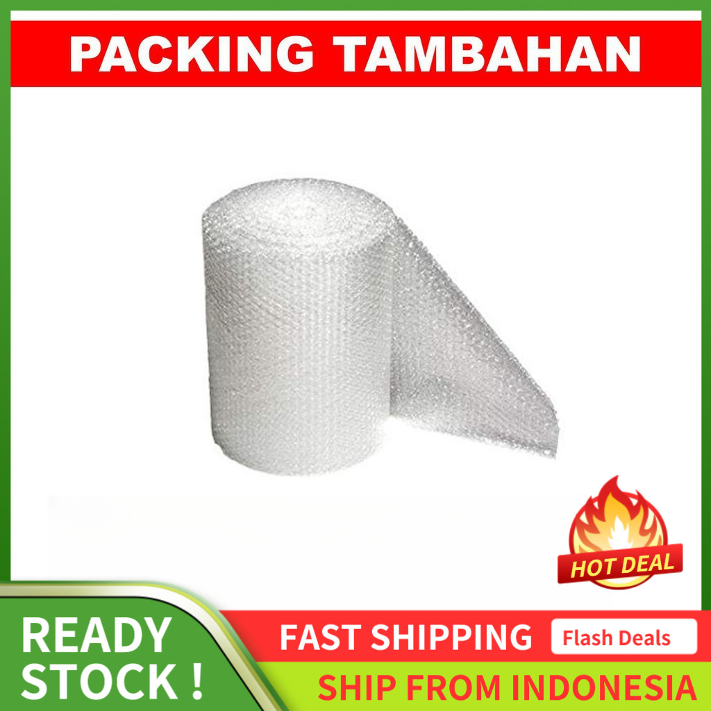 

Feulike Tambahan Packing Bubble Wrap | Bubble Wrap EXTRA Tambah Tambahan Packing Pengemasan Aman