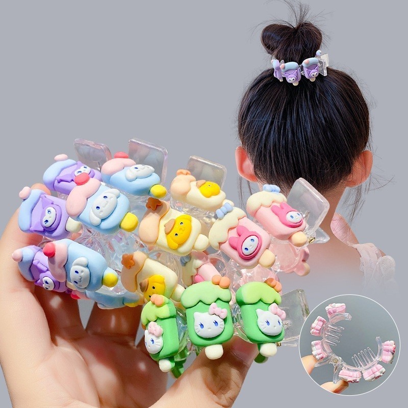 JEPITAN RAMBUT ANAK CEWEK JEDAY MOTIF SANRIO CEPOL AKSESORIS RAMBUT