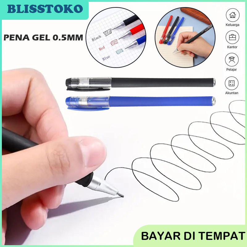 

Pena Gel 0.5MM Model Alat Tulis Sekolah Kantor Pen Warna Warni Pena Ujung Lancip ATK Murah 1PCS