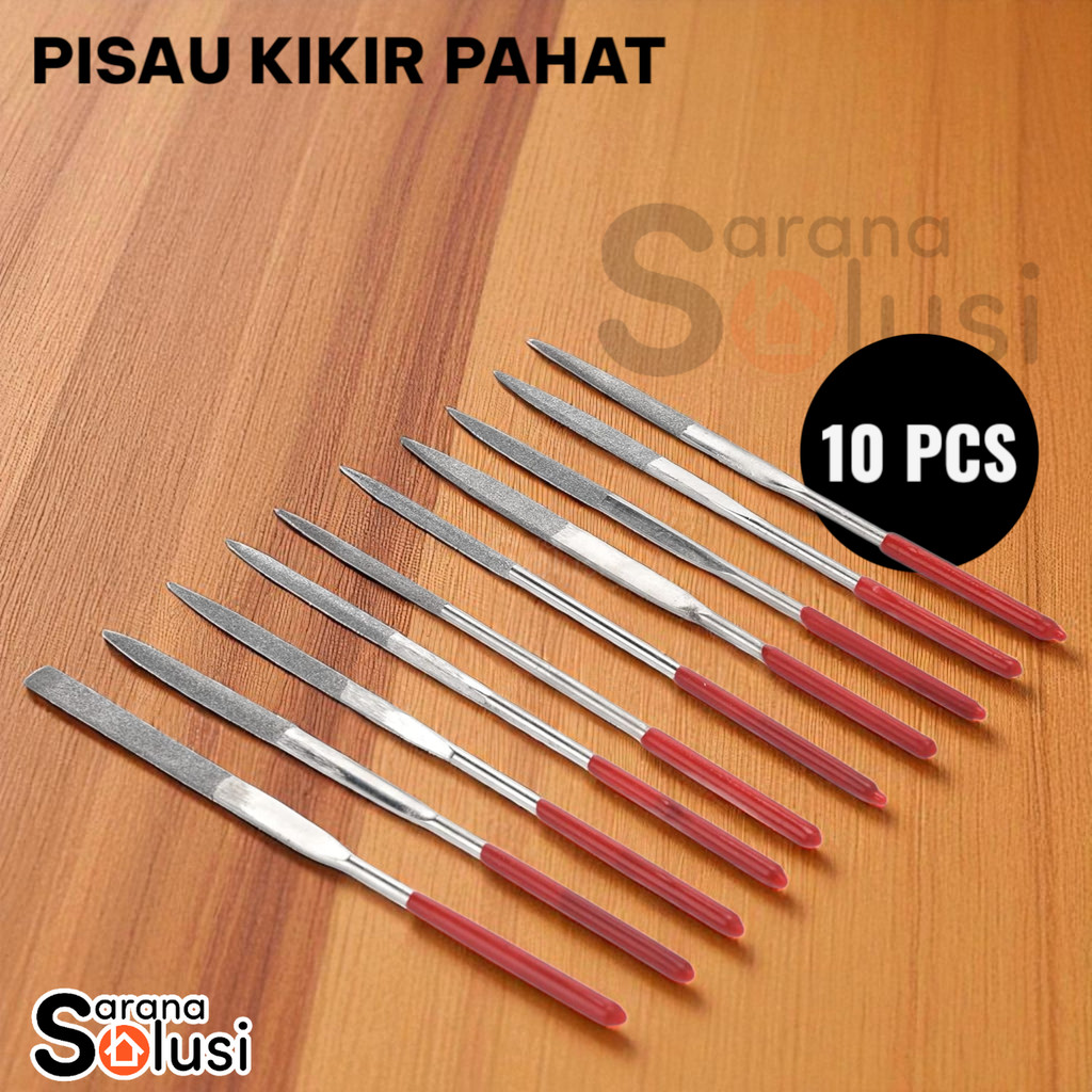 Pisau Kikir Pahat 10 in 1 Baja