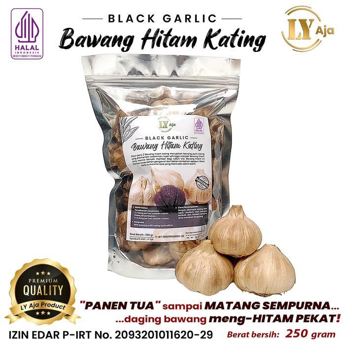 

Promo LY Aja Bawang Hitam Kating Sweet Bulbs 250g – Black Garlic Ekonomis