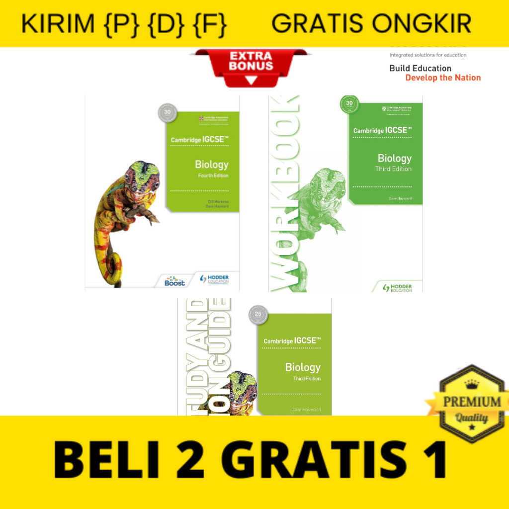 

{P} {D} {F} Cambridge IGCSE™ Biology 4th Edition | Buku Pelajaran Biologi SMP-SMA