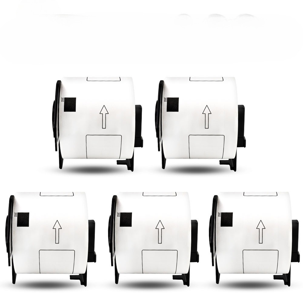 

5 Roll for Brother DK11202 Thermal Label 62mm*100mm*300pc Die Cut Labels DK-11202 DK 11202 Compatible for Brother QL Printer