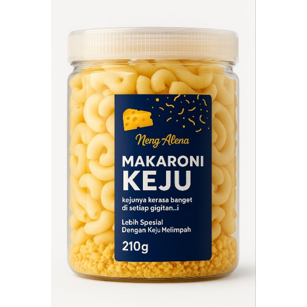 

Makaroni Keju Chedar Neng Alena 210g Non Msg Best Seller