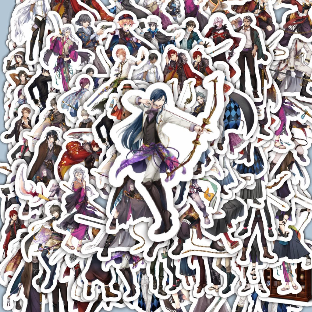 

100PCS Lucu Stiker Game Series Bungo To Alchemist Character Mix 1 Stiker Aesthetic Stiker Anti Air Stikers Berperekat Waterproof sticker decal buat Motor Helm Buku Journal Koper Casing HP Laptop Botol Minum Hadiah anak