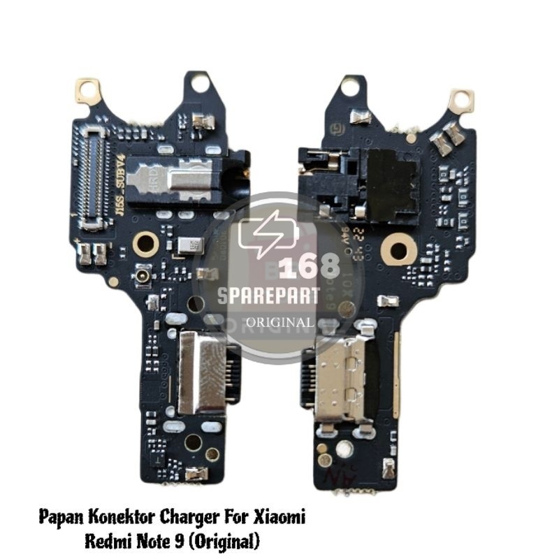 Original ada ic -  Redmi Note 9 Konektor Charger / Papan Con Cas Xiaomi Redmi Note 9