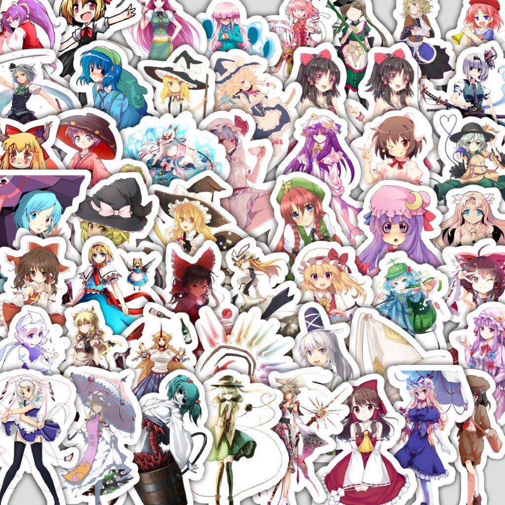 

Stiker Cutting Pack Stiker Game Series Touhou Project Karakter Mix 1 Isi 100Pcs Series Aesthetic Lucu Keren Untuk Koper Bahan Vynil