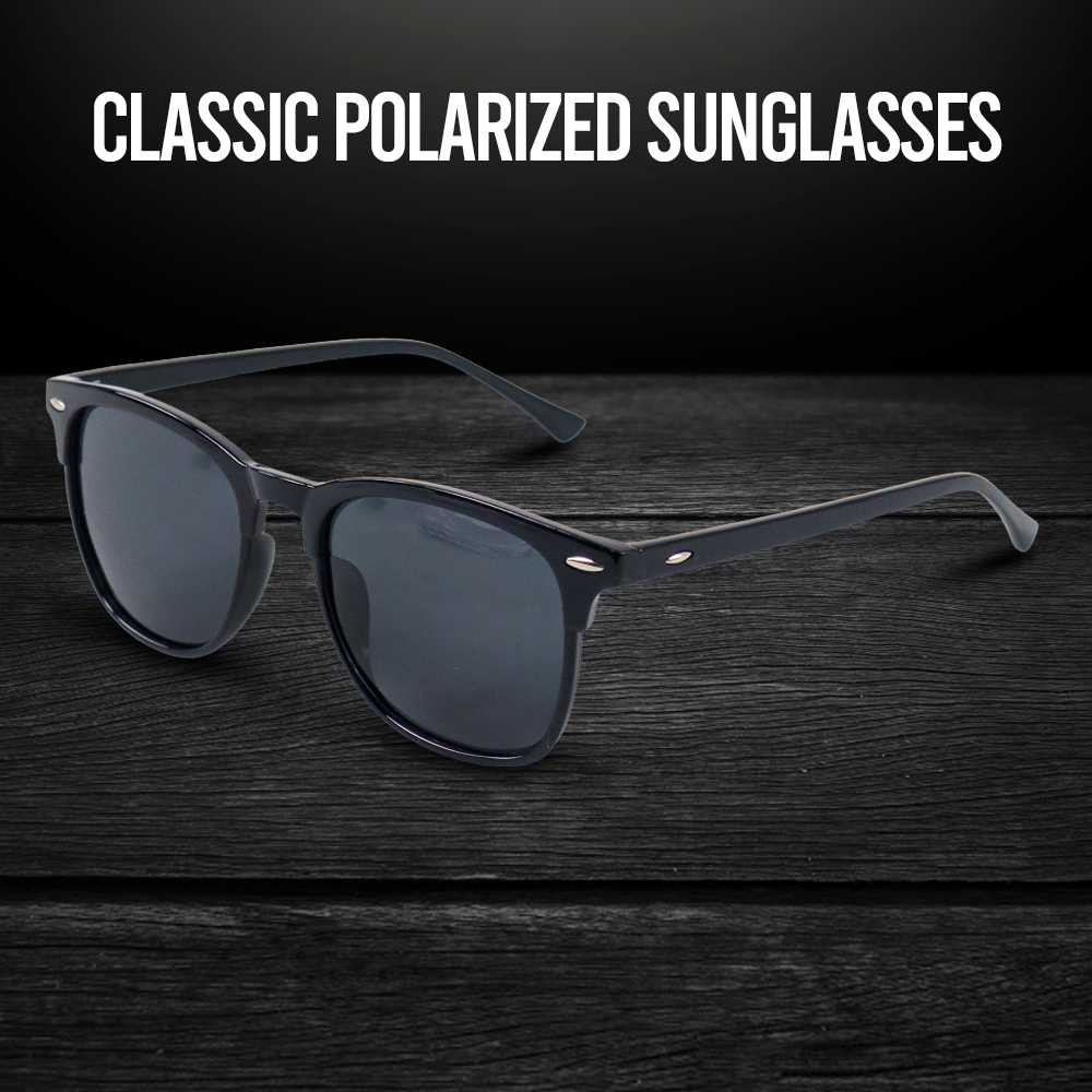 MERRYS Kacamata Frame Classic Polarized Sunglasses UV400 - 3323