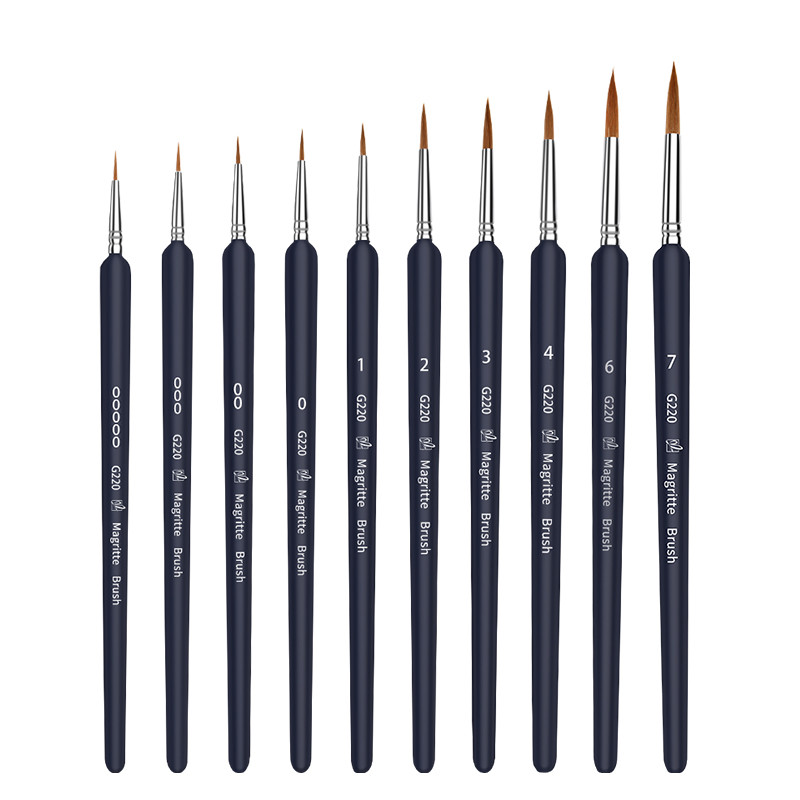 

10pcs Micro Detail Paint Brushes Set,Supplies for Model,Acrylic,Oil,Watercolor,Craft,Rock,Citadel,Figurine,Paint by Numbers