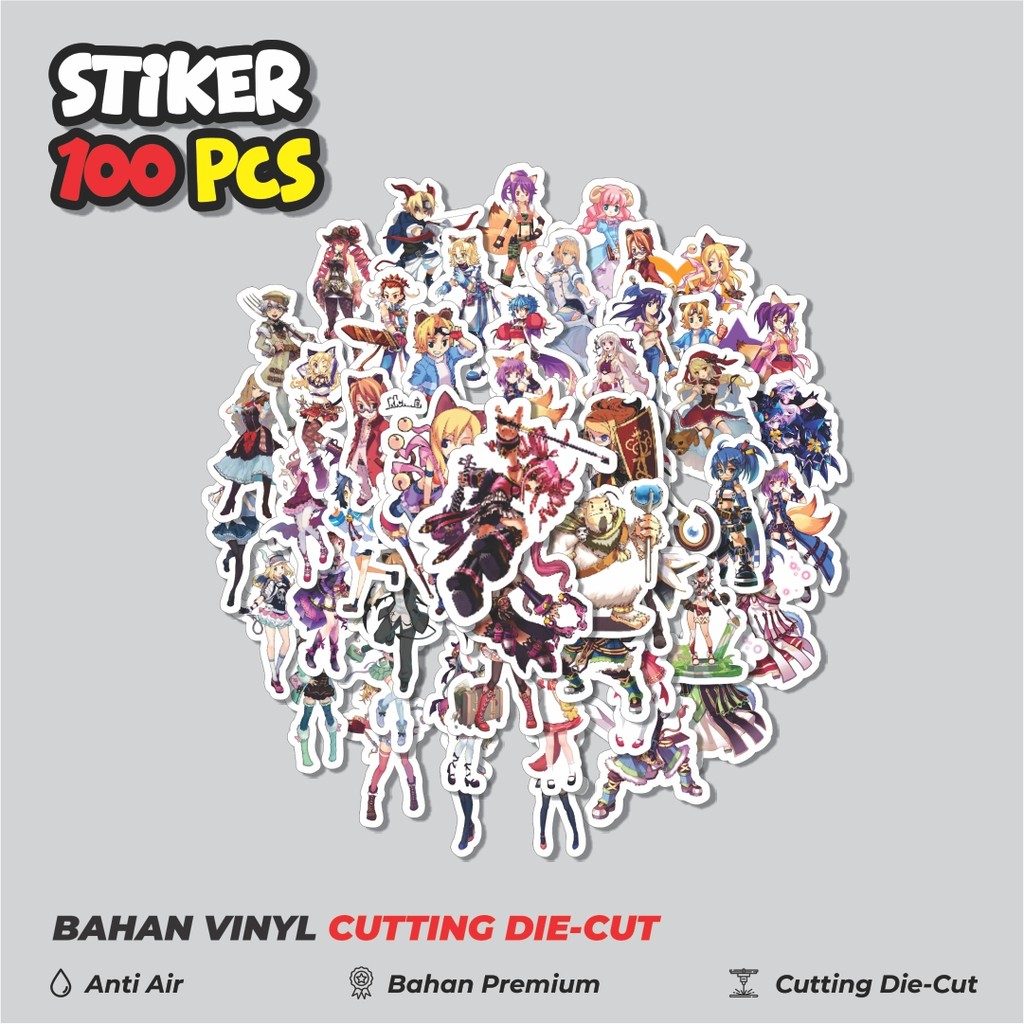 

Terbaru! 50 pcs Stiker Game Series Trickster Karakter Mix 1 Dekorasi Lucu Kreatif untuk Notebook, Skateboard, HP
