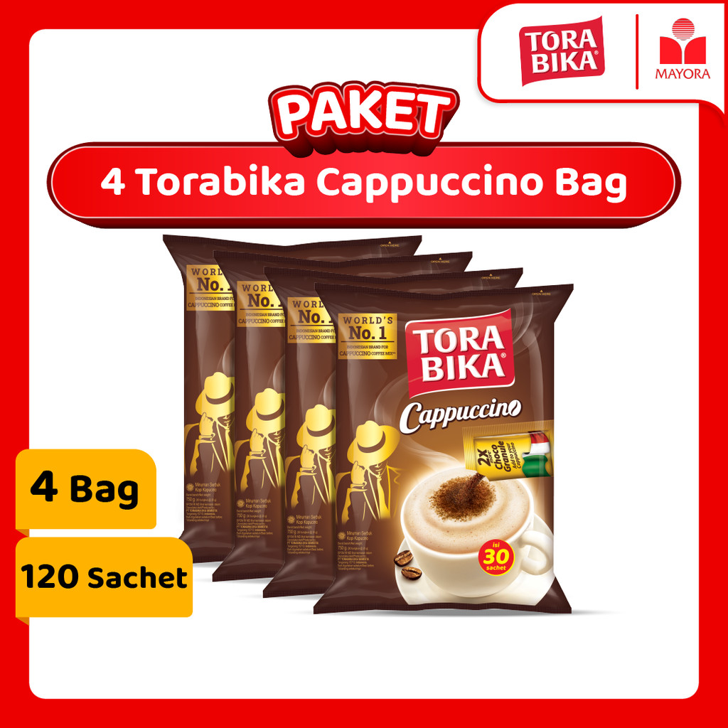 

Paket 4 Kopi Torabika Cappuccino Bag