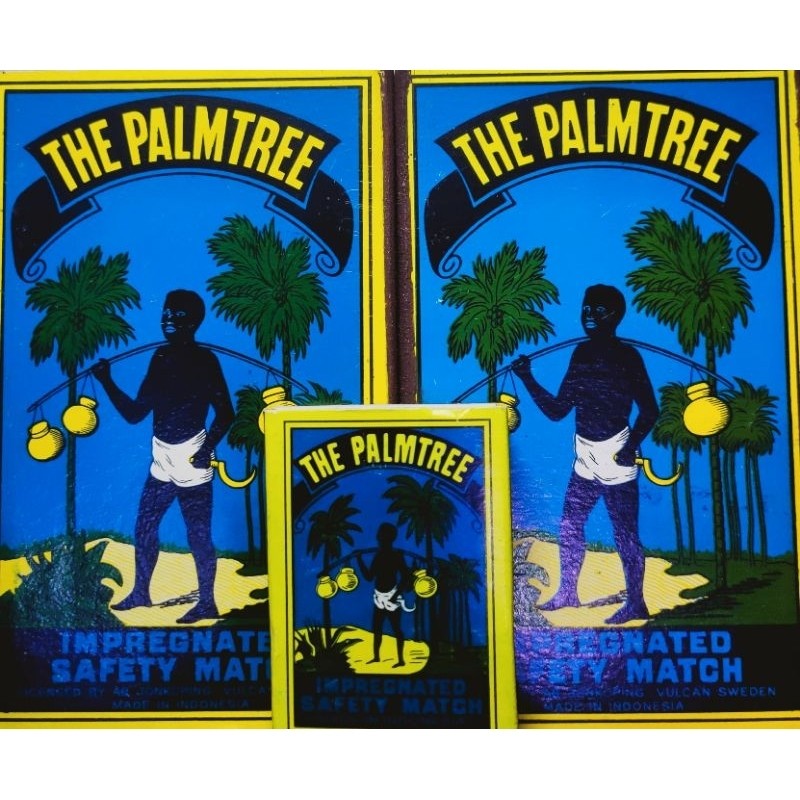 Paket 10pcs KOREK API KAYU PALM TREE JADUL KEMASAN JUMBO  produk( PT.PAKABAJA )