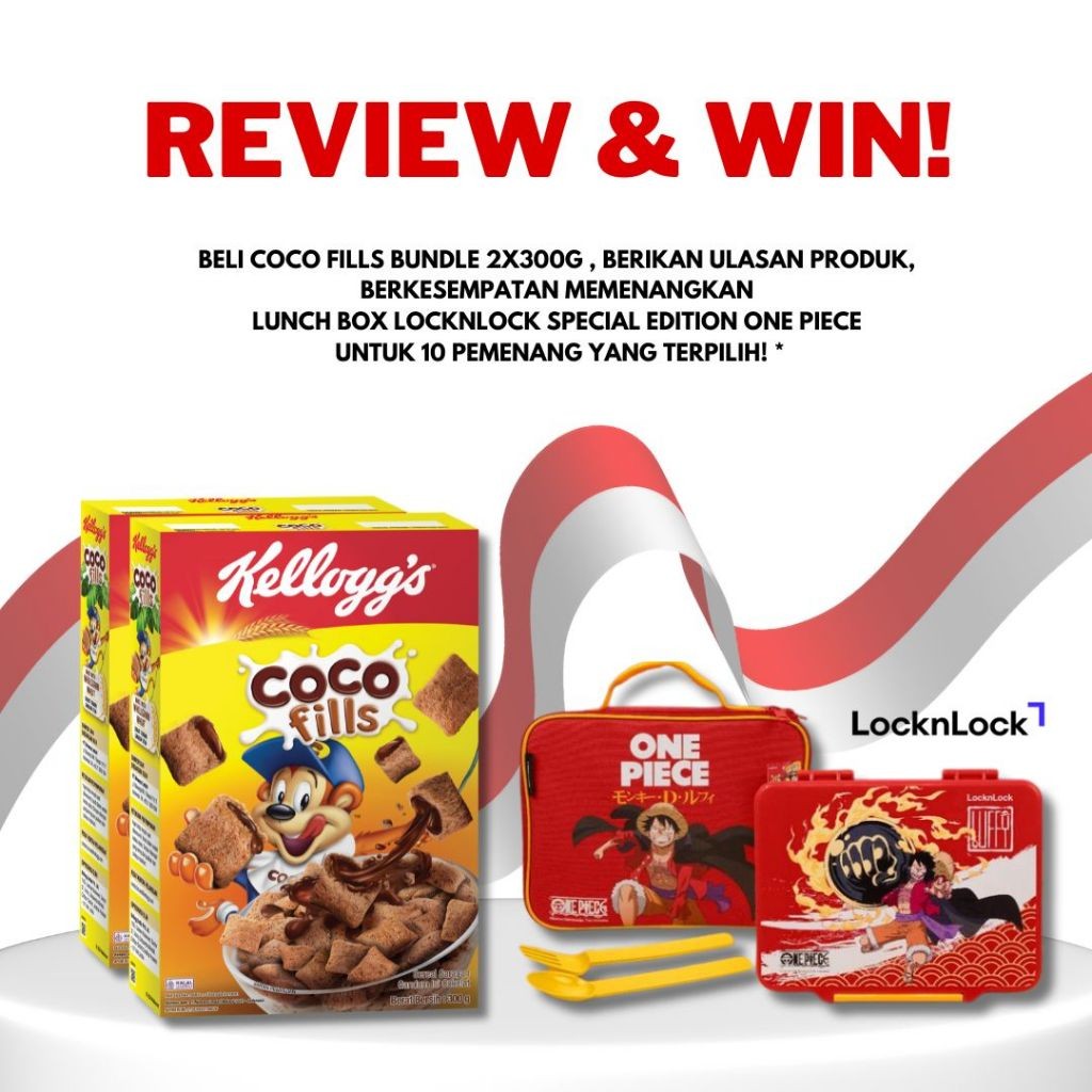 

[BUNDLE 2pcs] Kelloggs Coco Fills Cereal 2 x 300g