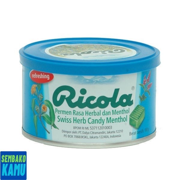 

Ricola Tin Herbal 100 gr - Permen