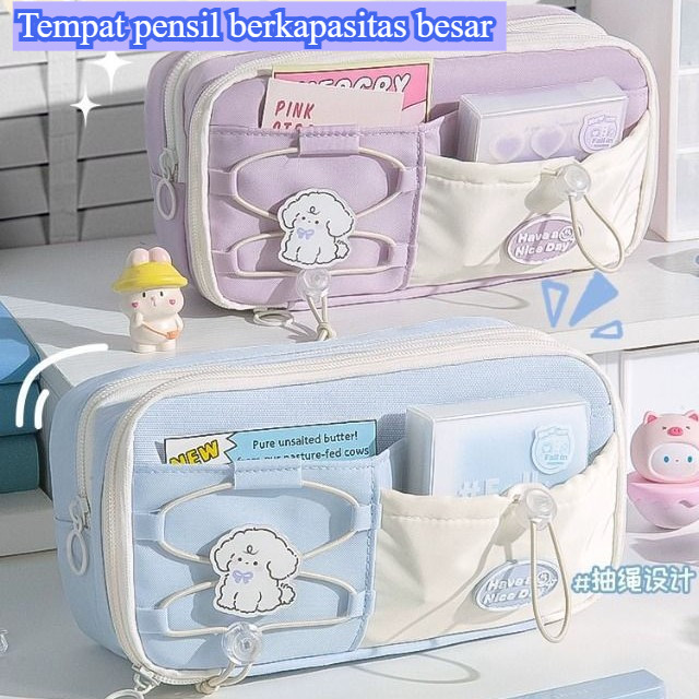 

[Bros Gratis] - Tempat pensil garam laut putih susu versi Korea, tempat pensil multifungsi berkapasitas besar dan bernilai tinggi untuk pelajar