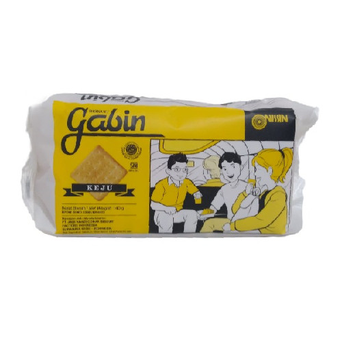 

Nissin Biskuit Gabin Keju 140gr