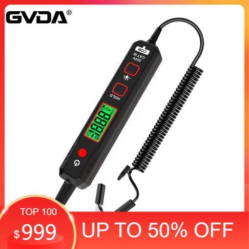 GVDA DC Voltage Detector Multimeter Detektor Tegangan Listrik Mobil dan Umum GD181