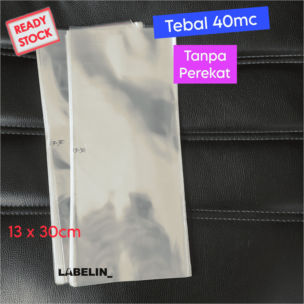 Plastik OPP 13x30cm kaca bening 50PC | Plastik tumblr plastik botol minum plastik minuman plastik ke