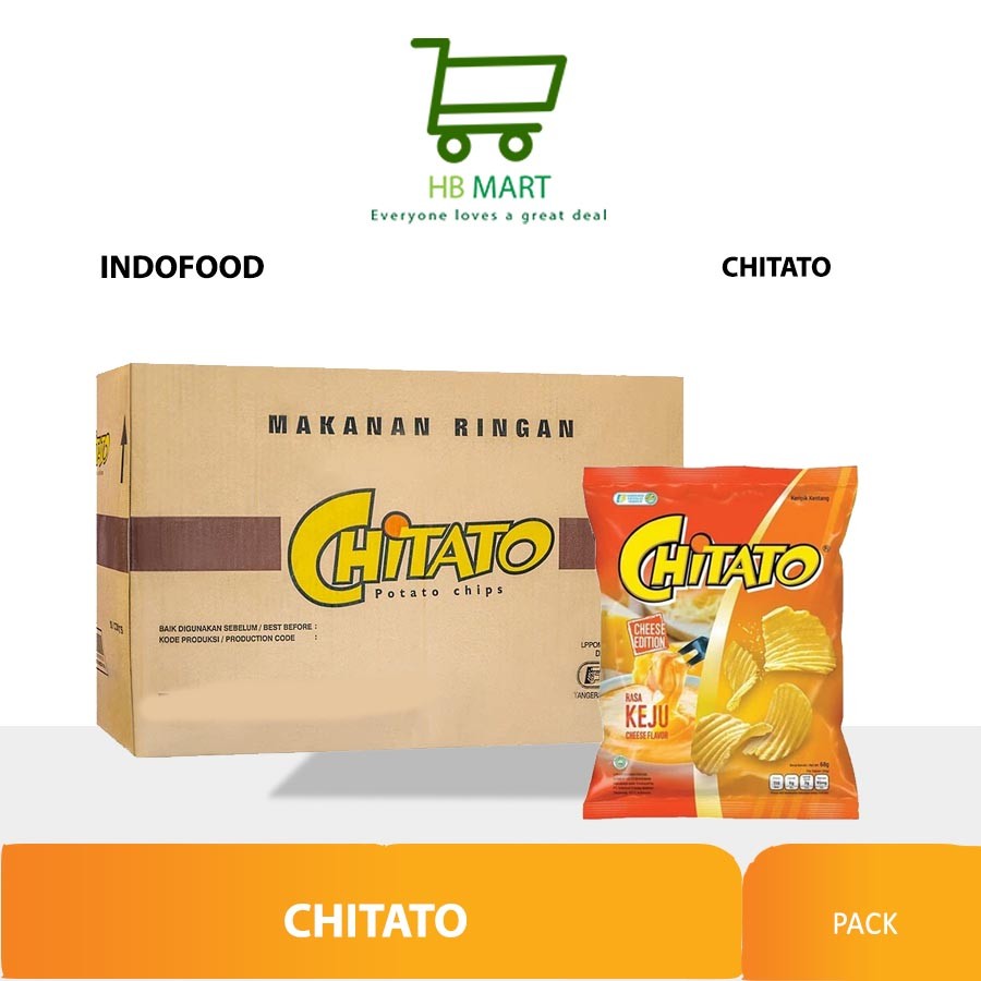 

CHITATO KEJU ORIGINAL MIE GORENG 68 Gr - 30 Pcs [1 Carton]
