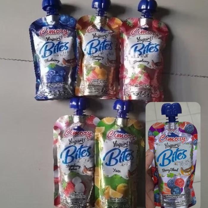 

Cimory Yogurt Bites With Nata de Coco 120gr Rasa Blueberry / Yuzu / Strawberry / Strawberry Mango / Strawberry Lychee / Berry Blend