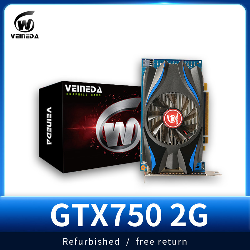 Graphics Card GTX 750 2GB 128Bit GDDR5 Video Cards GTX750 Dvi VGA Card stronger than HD6450 2GB,650 