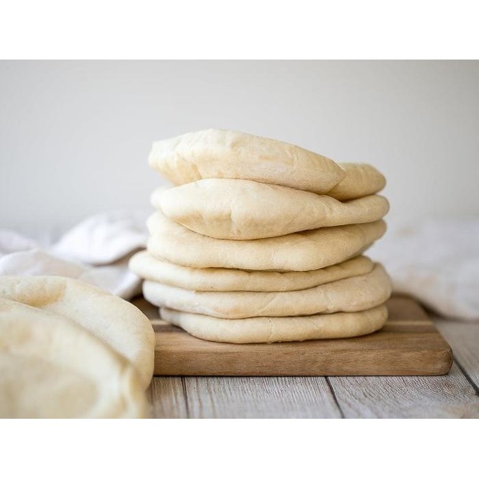 

FROZEN Pita Bread Thick & Fluffy - 10cm - 5pcs / pack - Pita 10 Tebal