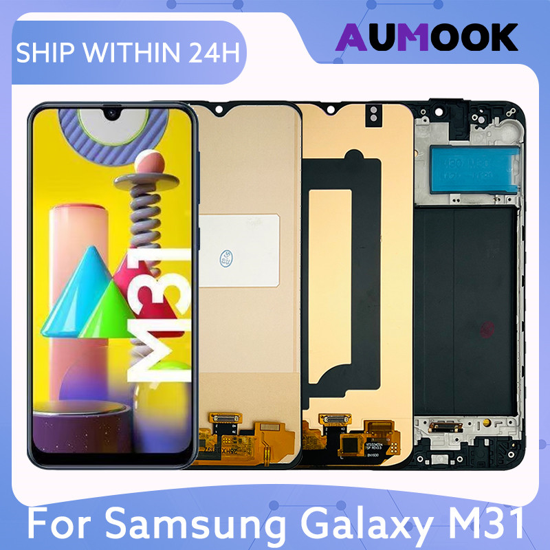 AMOLED LCD For Samsung Galaxy M31 M315F LCD Display Touch Screen Digitizer Assembly For Samsung M21 