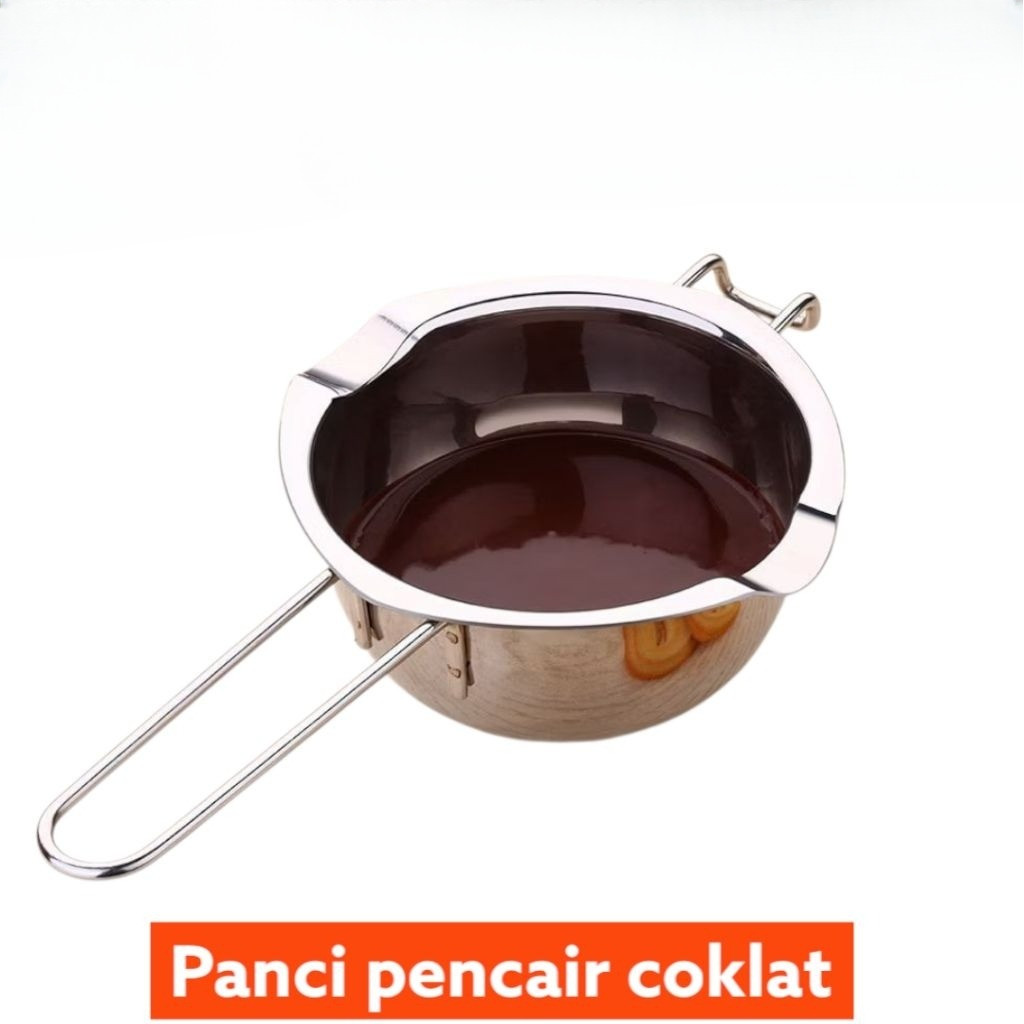 

Panci pencair coklat stainles