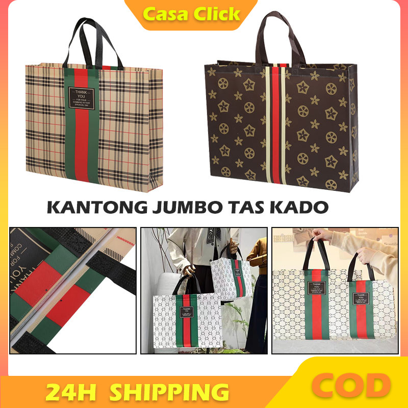 

Tas Spunbond/Kain Motif Premium Kantong Jumbo Tas Kado Gift//Tas Jinjing Wanita/Tas Hampers/Tas Murah/Tas Souvenir