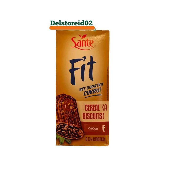 

Sante fit cereal biscuits cacao (biskuit sereal rasa kakao) 300gr