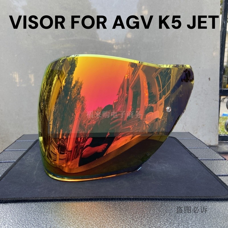 K5 JET Helmet Visor for AGV K5-JET Helmets Lens Shields UV Protection Windshield Sunshield Casco Mot