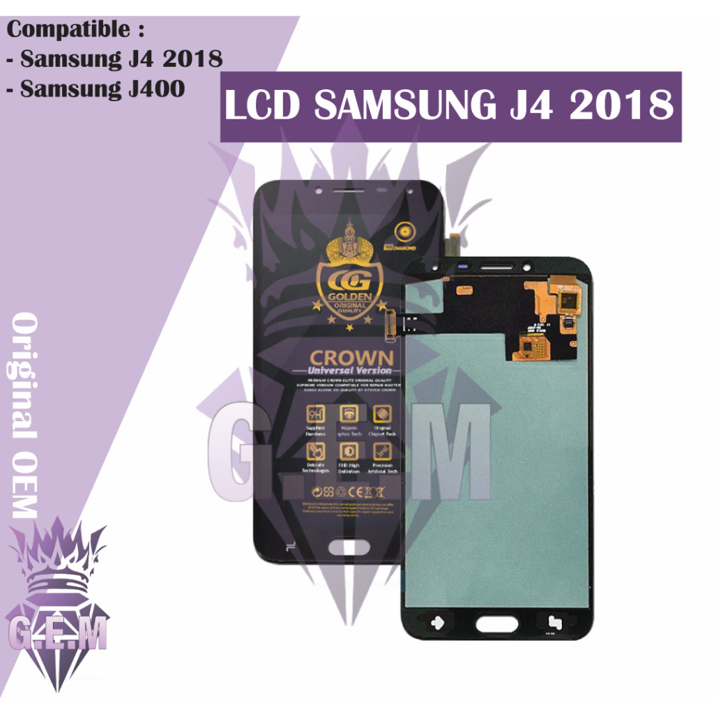 LCD SAMSUNG J4 2018 / J400 / J400F TOUCHSCREEN FULLSET COMPLETE ORIGINAL