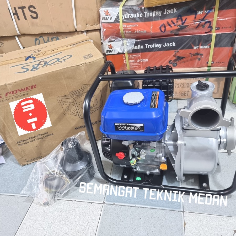 

WG30 MESIN BENSIN POMPA AIR HISAP WATER PUMP 3" 3 INCH ZS-POWER WG 30