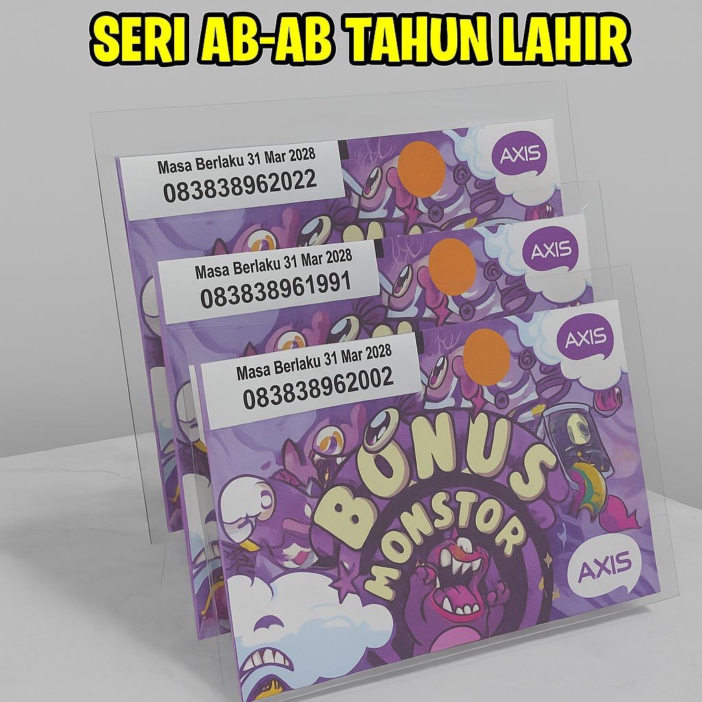 nomer cantik AXIS seri tahun