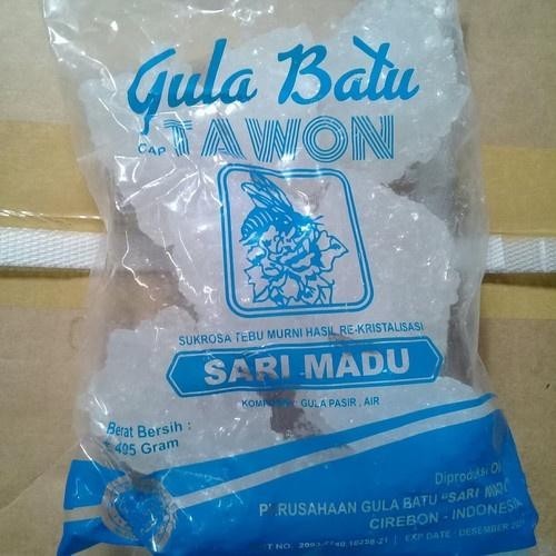 

Gula Batu Cap Tawon 500 Gram - Gula Batu Kristal - Gula Batu Putih