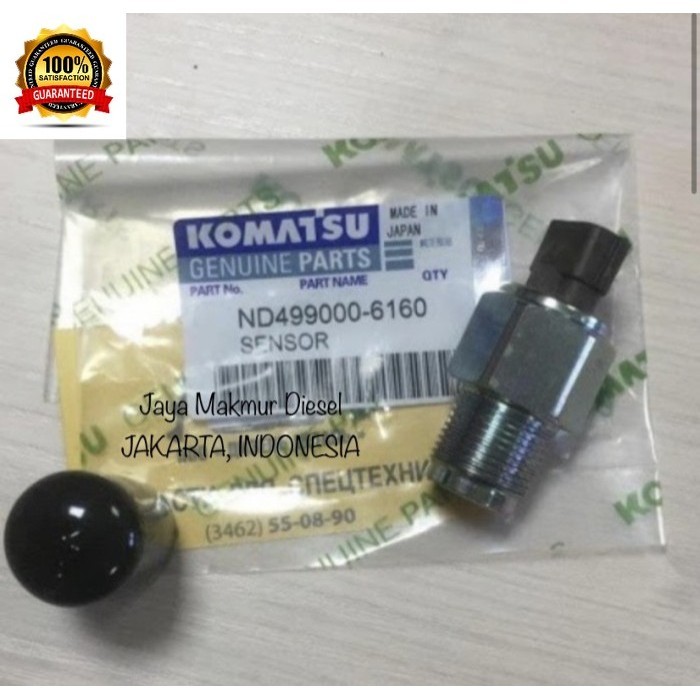 Sensor Pressure Commonrail PC200-8 Komatsu ND499000-6160 499000-6160