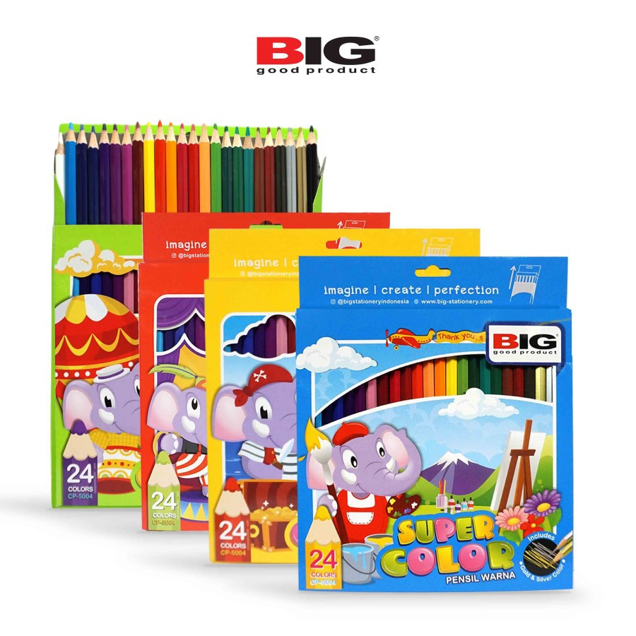 

PROMO - PENSIL WARNA PANJANG BIG CP-5004- BIGSELLER