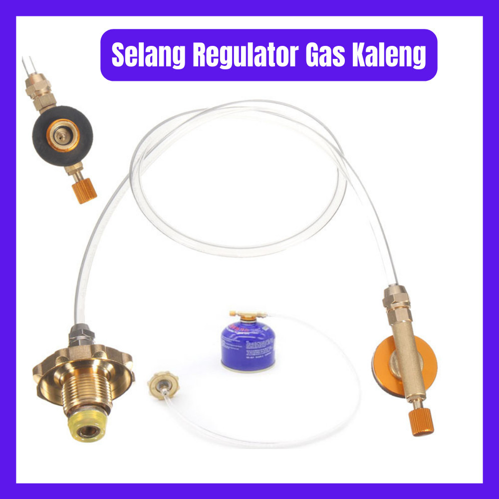inovasi_tani-Alat Refil Gas Canister Portable Fullset Alat Isiulang Gas Kaleng Selang Regulator Gas 