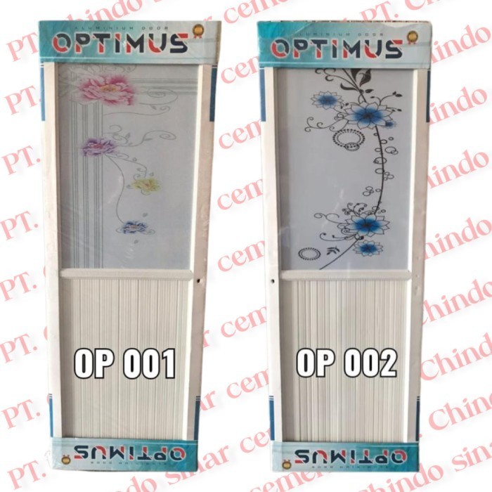 PINTU ALUMINIUM KACA KAMAR MANDI OPTIMUS KACA CERMIN