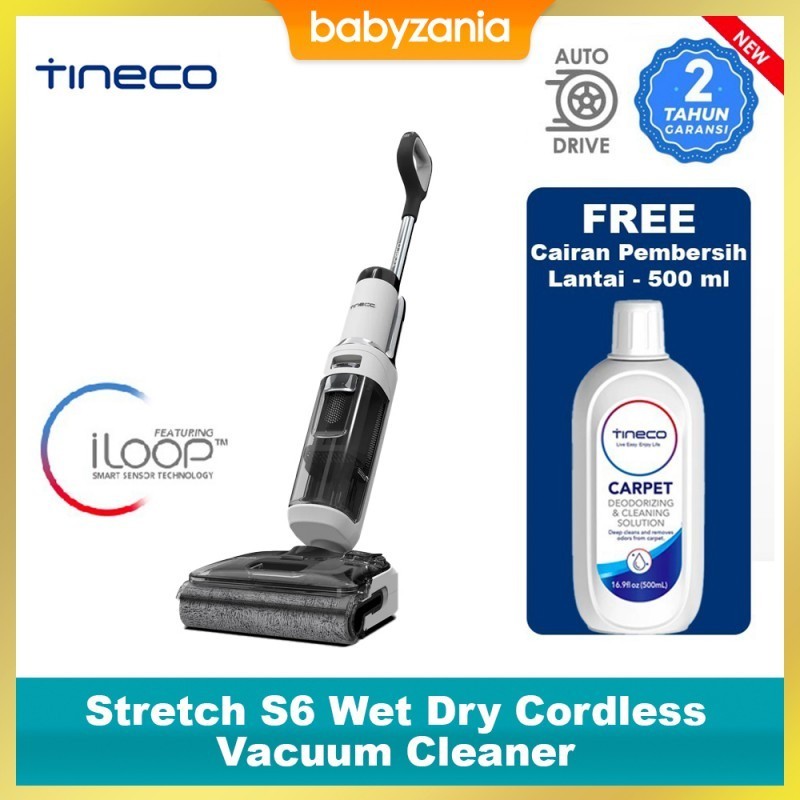 Tineco Floor ONE STRETCH S6 Smart Wet Dry Cordless Vacuum Cleaner