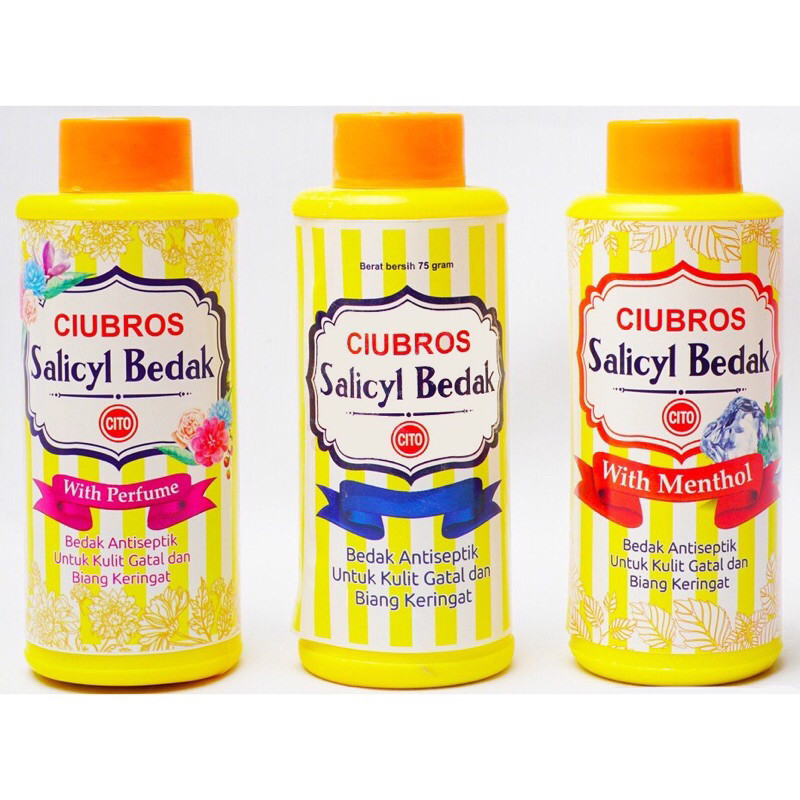 Bedak Salicyl Ciubros Cito  50g / Bedak Gatal Salicyl Cito / Tanjung_Pharma
